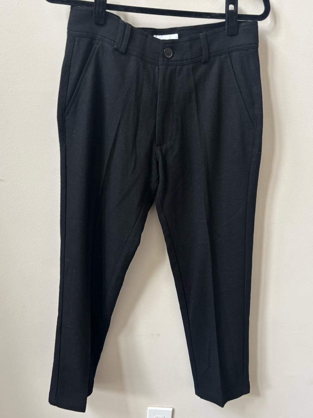 I Love Ugly Wool Blend Trousers Regular Fit Size Small